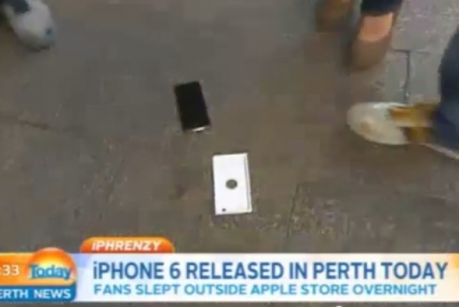 Primeira pessoa a comprar iPhone 6 derruba o aparelho